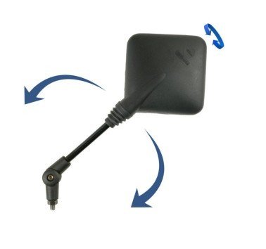 Kit de espejos retrovisores cuadrados abatibles