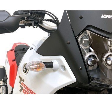Juego de deflectores de viento WRS negros Yamaha Tenere 700