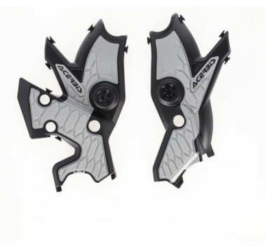 Acerbis 0024666314 juego protectores de chasis negro / gris