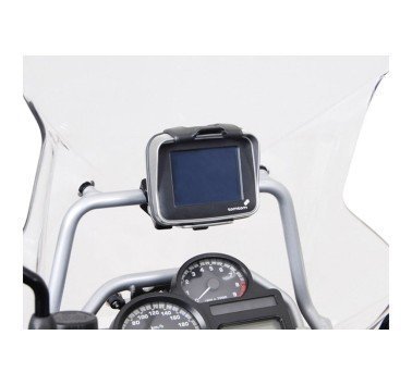 SW-Motech soporte de GPS para barra de manillar ó barra frontal de 17 mm