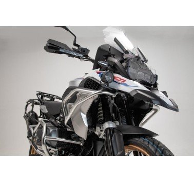 SW-Motech protecciones superiores acero natural BMW R1200GS (16-), R1250GS (18-).