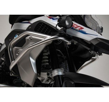 SW-Motech protecciones superiores acero natural BMW R1200GS (16-), R1250GS (18-).