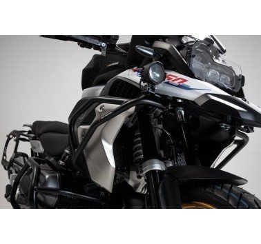 SW-Motech protecciones superiores acero negro BMW R1250GS