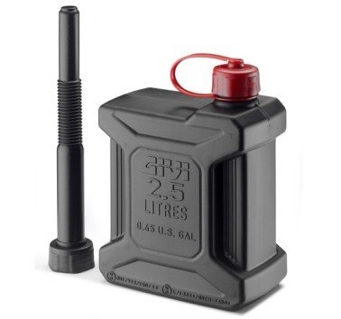 Bidón de gasolina Givi 2.5L + embocadura. Homologado