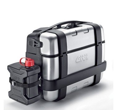 Bidón de gasolina Givi 2.5L + embocadura. Homologado