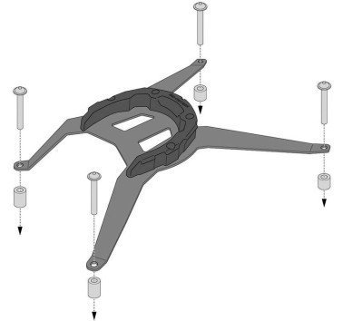 SW-Motech anillo de depósito para bolsas de depósito PRO