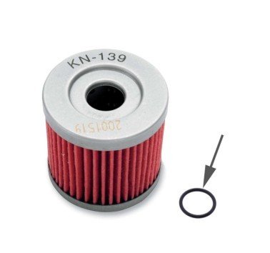 Junta tórica 1.9 x 13 mm filtro de aceite Suzuki DR Z 400