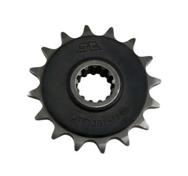 Piñón JT acero de 16 dientes JTF1381.16RB (versión engomado)