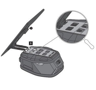 SW-motech funda Drybag de tablet para sistema molle