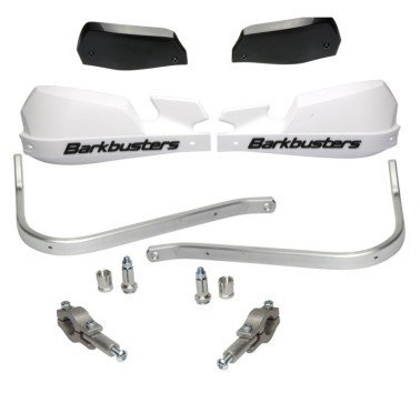 Barkbusters kit de paramanos VPS blancos con barras de aluminio