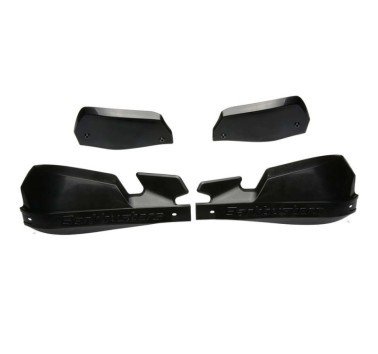 Barkbusters respuesto paramanos VPS negros (letras negras)