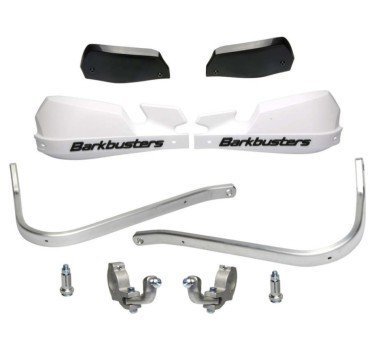 Barkbusters kit de paramanos VPS blancos con barras de aluminio