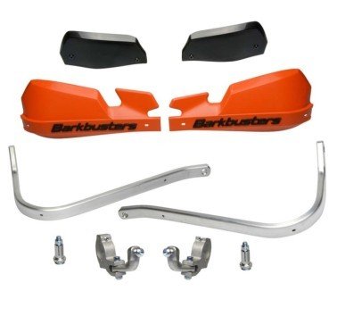 Barkbusters kit de paramanos VPS naranjas con barras de aluminio