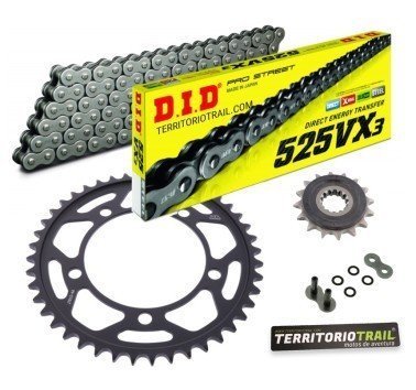 Kit de transmisión DID 525 VX3 (17/44/122) | relación original BMW F 750 / 850 GS