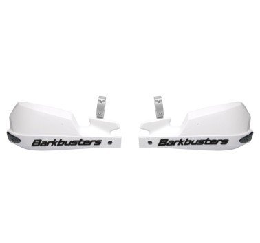 Barkbusters juego de paramanos abiertos blancos