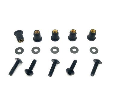 Kit de tornillería para cúpula aluminio negro