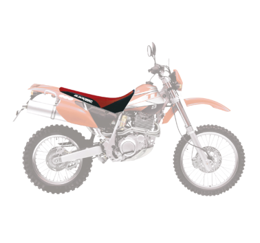 Funda de asiento roja / negra Yamaha TT 600 R