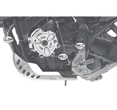 Acerbis X-power juego protectores de embrague y alternador YamahaTenere 700