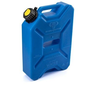 Overland fuel bidón azul de agua 4,5 litros