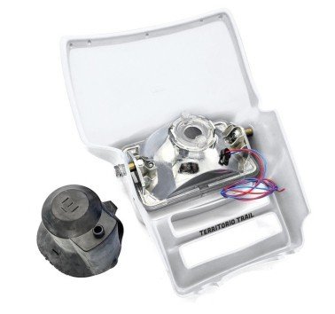 Faro con frontal blanco tipo Honda XL 600