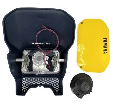 Faro negro Yamaha XT600 1987-89 / XT600Z Tenere 1986-87 (1VJ)