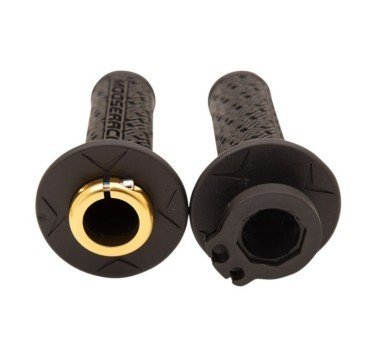 Moose Racing puños de manillar 22mm negros (sistema lock-on)