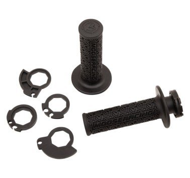 Moose Racing puños de manillar 22mm negros (sistema lock-on)