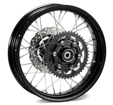Conjunto completo rueda trasera negra Yamaha Tenere 700