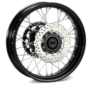 Conjunto completo rueda trasera negra Yamaha Tenere 700