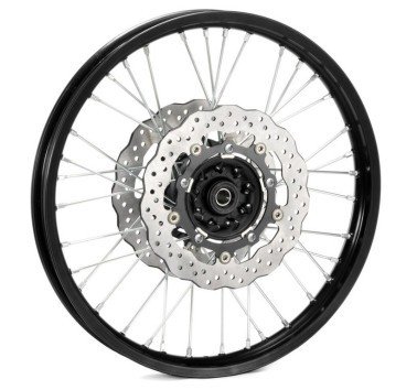 Conjunto completo rueda delantera negra Yamaha Tenere 700
