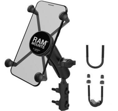 RAM Mount kit completo x-grip® moviles grandes en barras de 12,7 a 32mm