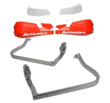 Barkbusters juego de paramanos cerrados VPS rojos Honda CRF 300 L