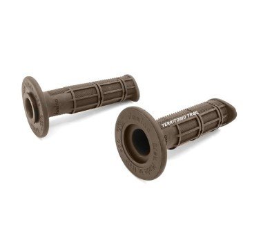 Domino puños 22mm marrón cerrados Honda XR - NX - XRV / Kawasaki KLX / Suzuki DR