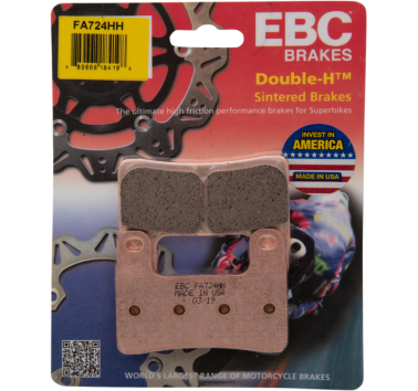 Pastillas de freno delanteras sinterizadas EBC FA724HH