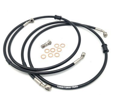 Latiguillos metálicos directos freno delantero Honda Africa Twin 750 (93-03)