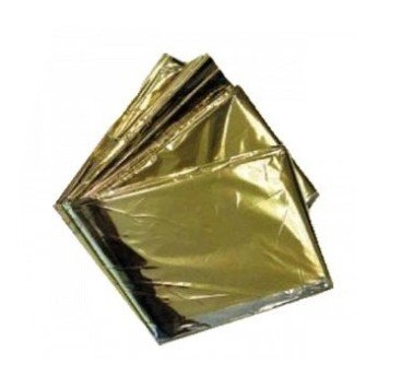 Manta térmica de aluminio anti hipotermia