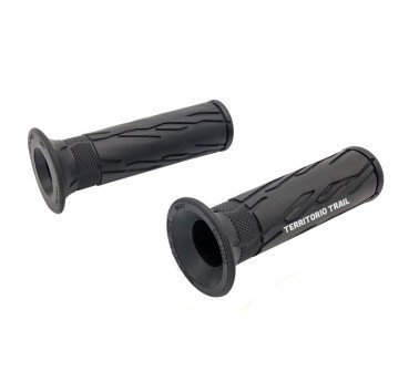 Puños Ariete negro D.22mm L.120mm abiertos