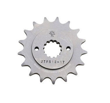Piñón JT acero de 17 dientes JTF512.17