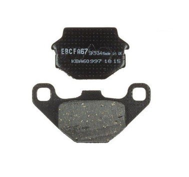 Pastillas de freno trasero estándar EBC FA067