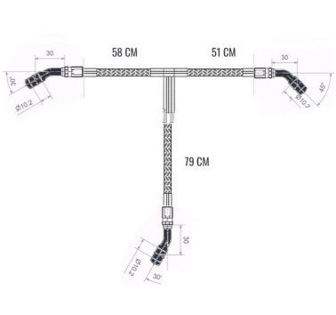 Latiguillo metálico delantero homologado Honda Transalp 600 (97-00)