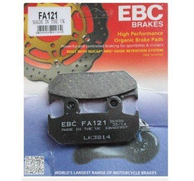 Pastillas de freno delantero estándar EBC FA121