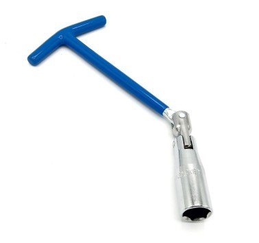 Llave articulada para bujías de 16mm. Mango-T