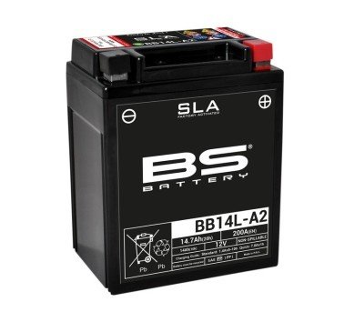 Batería BS BB14L-A2 SLA 12v activada y precargada