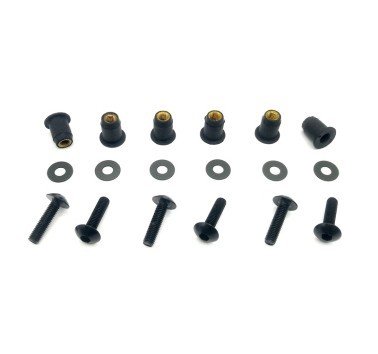 Kit de tornillería para cúpula aluminio negro