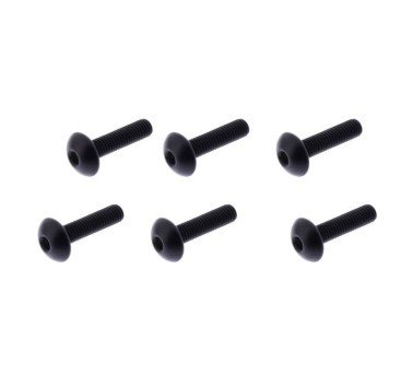 Kit tornillos M5 anonizados negro para cúpula