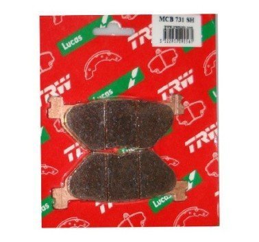 Pastillas freno trasero sintetizadas TRW MCB731SH