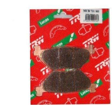 Pastillas freno trasero sintetizadas TRW MCB731SH