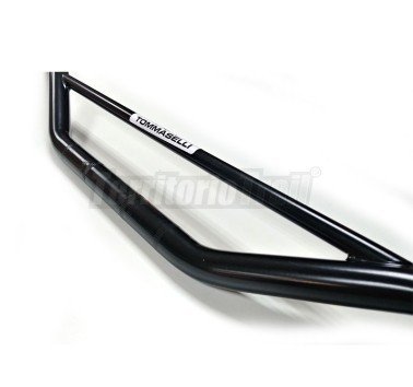 Manillar 22mm acero negro Tommaselli