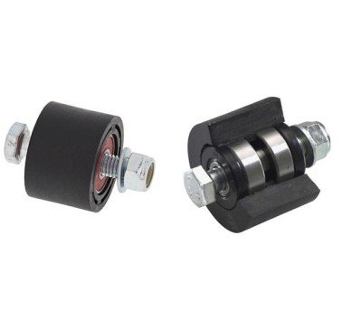 Bobina (con rodamiento) de cadena. Ancho 28mm (inferior)