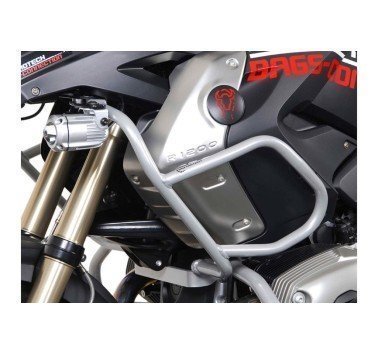 SW-Motech protecciones superiores grises BMW R1200GS (08-12)